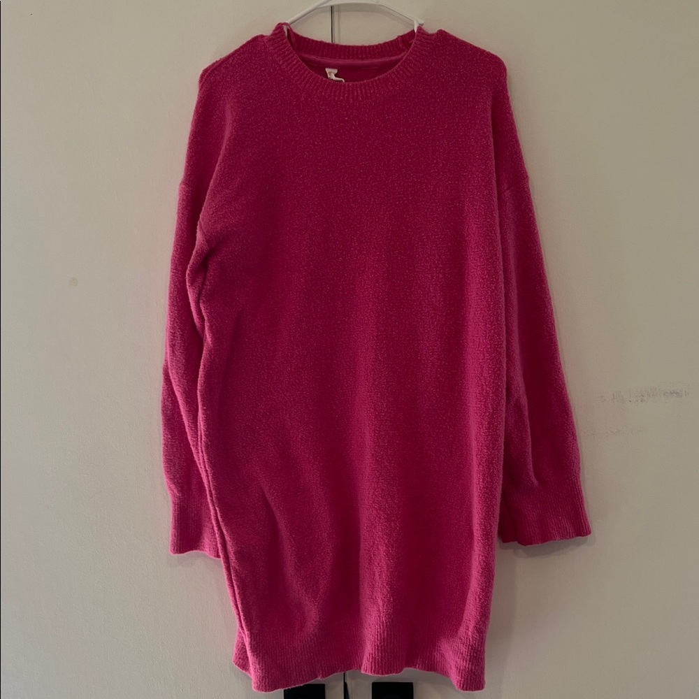 Anthropologie Daily Practice Pink Sweater Dress